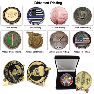 Custom Souvenir Gold Plated Commemorative <strong>Knight</strong> <strong>Templar</strong> Pull Gold Blank Challenge Coin - Product Image 3