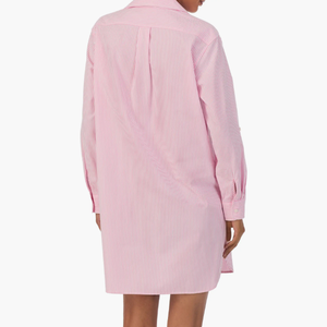 Pigiama <span class=keywords><strong>da</strong></span> donna in cotone traspirante, <span class=keywords><strong>camicia</strong></span> <span class=keywords><strong>da</strong></span> <span class=keywords><strong>notte</strong></span> a righe a maniche lunghe, abbigliamento <span class=keywords><strong>da</strong></span> <span class=keywords><strong>notte</strong></span> femminile morbido estivo, loungewear ODM, abbigliamento <span class=keywords><strong>da</strong></span> <span class=keywords><strong>notte</strong></span> <span class=keywords><strong>da</strong></span> donna - Product Image 3
