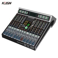 Mélangeur audio 8 canaux 2*99 DSP 3 groupe Aux envoyer Console professionnelle numérique Console de mixage sonore avec Bluetooth MP3 USB