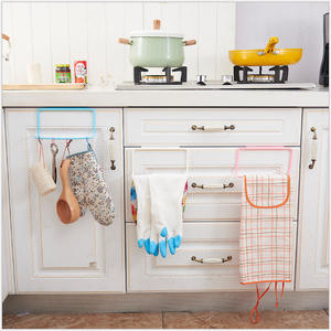 Colgador trasero de puerta de armario, estante de baño, toallero, colgador de ropa de trapo, colgador de ropa de acero inoxidable - Product Image 3