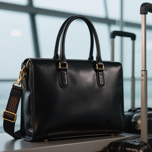 Manufacturer Waterproof Large Travel Messenger Bags Custom Lawyer Leather <strong>Briefcase</strong> Business Attache Case for Men - Product Image 6