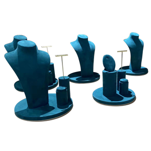 Bán buôn tùy chỉnh sang trọng nhựa sợi nhỏ Chân Dung đồ trang sức Bust mannequin Bông tai hiển thị đứng - Product Image 1