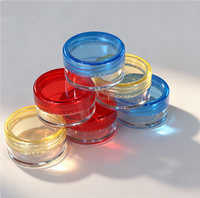 Mini-pots en plastique PS givrés pour échantillons de crème, personnalisables, 1g, 3g, 5g, 10g – Prix direct usine
