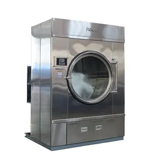 HOOP HG-100/100D Stainless steel dry cleaning equipment washing machine and dryer for hotel gas heating