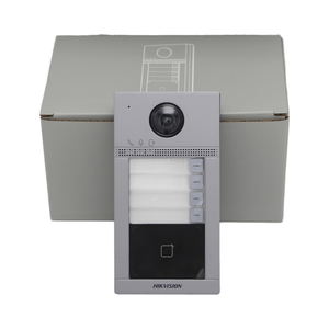 DS-KV8413-WME1 originale HIK (B) videocitofono Villa Door Station QR <span class=keywords><strong>Code</strong></span>/Face/Fingerprint Access Control IP66 - Product Image 1