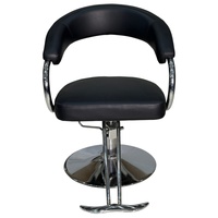 Chaise de barbier anti-vibration pour salon de coiffure, base épaissie, structure stable, pivotement à 360°, hauteur réglable hydrauliquement, inclinable