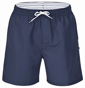 Bañadores tipo bóxer para hombre, de cintura baja, lavados, transpirables, impermeables, con cierre de cordón, de Spandex/Nylon, para playa. - Product Image 1