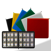 Personalizado PU 12 Pocket Card Saver PokImon Top Loader Binder Graded Card Pages Toploader Card Album