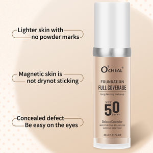 Wholesale Moist Sunscreen <strong>Foundation</strong> Full Coverage Waterproof Long Lasting Color Changing SPF 50 Matte Liquid <strong>Foundation</strong> <strong>Cream</strong> - Product Image 3