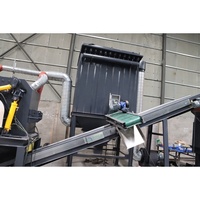 Déchiqueteur de déchets électroniques et de robinets usagés, à roulement en alliage d'aluminium, haute productivité, motorisé, contrôlé par PLC, à courant de Foucault