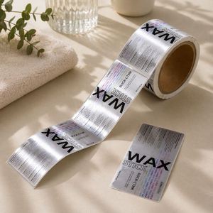 Etiquetas Adhesivas Personalizadas de PET Plateado, Etiquetas Metálicas Impermeables para Productos, Impresión en Rollo con Logotipo - Product Image 1