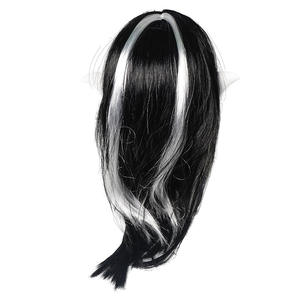 Máscara de <span class=keywords><strong>vampiro</strong></span> con peluca blanca y negra Zombie Scary Latex Accesorio para disfraz de Halloween - Product Image 5