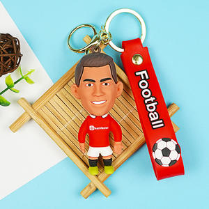 卸売ワールドカップマスコットキーホルダー サッカー選手フィギュアペンダント クレーンゲーム景品 サラ・ネイマール サッカーファン向けキーホルダー - Product Image 2