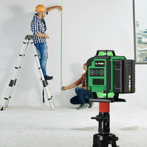 Niveau laser avec trépied, outil de mesure laser auto-nivelant 4 x 360°, niveau laser 16 lignes pour la construction, la rénovation de la maison - Product Image 3