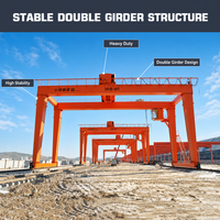Grue portique à poutres doubles en forme de A pour la manutention automatique de paquets d'acier en entrepôt, capacité de charge 100t, 50t, 200t - Prix