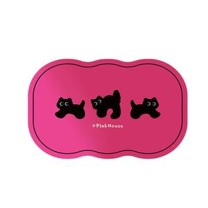 พรมเช็ดเท้าการ์ตูนบ้านสีชมพู สีดำ รูปทรงตามสั่ง ดูดซับน้ำได้ดี ผลิตจากดินไดอะตอมไมซ์ กันลื่น สำหรับห้องน้ำและห้องครัว - Product Image 3