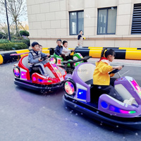 Go Kart Eléctrico Todoterreno Plaza con Ruedas Grandes, Luces y Música, Equipo de Diversión con Batería para Niños Pequeños y Adultos