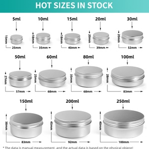 กระป๋องอะลูมิเนียมแบบไม่มีรอยต่อสำหรับบรรจุภัณฑ์ครีมทามือ กระป๋องโลหะสำหรับเครื่องสำอาง ขวดใส่แว็กซ์จัดแต่งทรงผม - Product Image 4