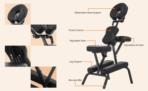 เก้าอี้สักลายน้ำหนักเบา โครงโลหะ อุปกรณ์ฟิตเนส เก้าอี้นวดสำหรับนวดคอ ลดราคาพิเศษ - Product Image 2