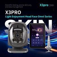 Analizador de Imágenes de Piel con IA X3Pro, Escáner Facial HD con Detector de Cuero Cabelludo Portátil, Almacenamiento en la Nube, Máquina de Diagnóstico de la Piel