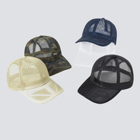 Gorra Deportiva Trucker Unisex Personalizada al por Mayor, de 6 Paneles, 100% Poliéster, con Protección UV, Transpirable, Ajustable y con Visera Curva