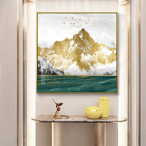 Peinture murale encadrée sur mesure, peinture abstraite à l'<span class=keywords><strong>aquarelle</strong></span>, peinture d'hôtel pour la décoration intérieure, vente en gros - Product Image 1