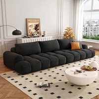 Housse Amovible Anti-Griffures Personnalisée en Tissu Technique Chenille Crème Style Bloc de Tofu pour Appartement et Hôtel – Vente en Gros