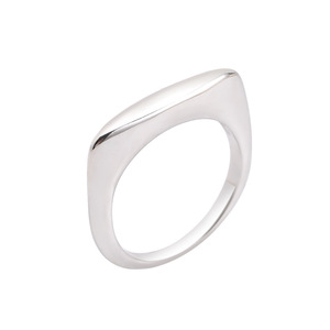 Geometric <b>Titanium</b> Steel <b>Ring</b> Unisex Minimalist Fashion Jewelry Gift - Product Image 5