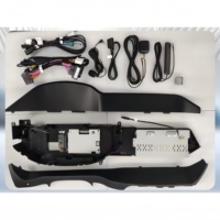 Écran d'instrument numérique 12,3 pouces + Lecteur multimédia Android 10,25 pouces pour voiture avec CarPlay sans fil pour Mercedes-Benz Classe C W204 2011-2014