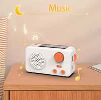 Solarbetriebenes FM-Radio 2000mAh Powerbank mit LED-Taschenlampe Tragbares Notladegerät für Outdoor-Camping