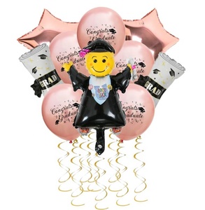Globos para Fiesta de Graduación, Decoraciones de Felicitación, Globos con <span class=keywords><strong>Gorro</strong></span> de Doctor, Globos con <span class=keywords><strong>Diploma</strong></span>, Artículos para Fiesta de Graduación - Product Image 2