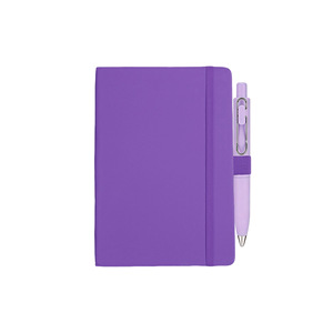 A6 Pocket Notebook Hardcover PU Paper 80gsm With Gel <b>Pen</b> Holder Business Office Use - Product Image 2