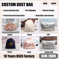 Sac à poussière en satin rose de luxe avec logo personnalisé imprimé en gros, enveloppe en satin pour vêtements, chaussures, chapeaux, perruques, emballage de perruques