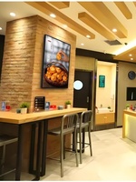 Écran de menu LED intelligent ADE, boîte lumineuse, panneau d'affichage mural, lecteur LCD pour restaurant, pour liste de prix lumineuse, intérieur