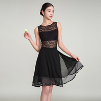 Jupe de danse mi-longue en mousseline de soie pour femme adulte, idéale pour la pratique de la danse classique et les spectacles, parfaite pour l'entraînement professionnel.