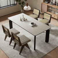 Chaise de salle à manger moderne, chaise d'appoint haut de gamme en tissu rembourré, chaises minimalistes sans accoudoirs, mobilier de restaurant et d'hôtel