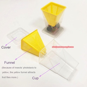 Trong nhà Kid an toàn không độc hại nhựa Fly Killer trái cây hoặc nước trái cây thu hút côn trùng <span class=keywords><strong>Bug</strong></span> Catcher trái cây Fly bẫy - Product Image 4