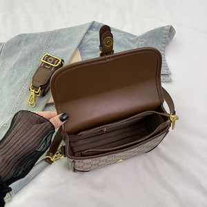 Phụ nữ thời trang PU Chất liệu túi mô hình hình học hai dây đai dây kéo thiết kế đa chức năng chuỗi di động chi tiết - Product Image 2