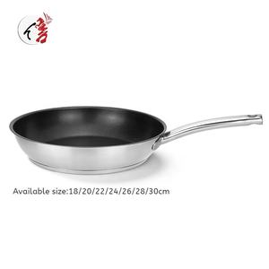 Sartén de acero inoxidable personalizada, utensilios de cocina de inducción, sartén antiadherente - Product Image 2