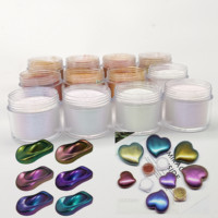 Poudre de pigment chromé caméléon de brillant à lèvres liquide mat colorshifting la plus vendue