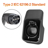 Support de prise femelle type 2, adaptateur de chargeur EV, prise factice, IEC 62196 — 2