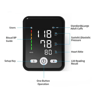 EUR VET Bon prix Équipement vétérinaire Tensiomètre vocal rechargeable pour bras Tensiomètre - Product Image 4