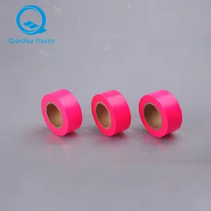 High Quality China Supplier Waterproof Various Colors Custom 5cm X 100m PVC Flagging Tape non adhesive caution tape for mining