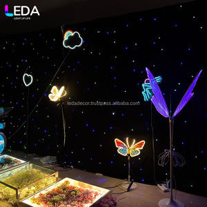 Cortina LED RGB Profesional Moderna de Venta Caliente, Decoración de Fondo de Escenario con Efecto de Cielo Estrellado para Bodas y Eventos - Product Image 2
