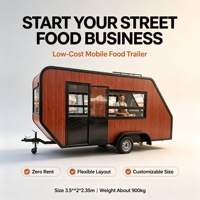 Camión de Comida Equipado con Cocina Completa, Remolque de Comida Móvil Eléctrico en Venta, Vehículo de Catering