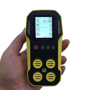 High accuracy handheld flue gas analyzer for CO2 O2 SO2 CH4 with OEM Service