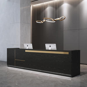 सामने डेस्क रिसेप्शन डेस्क नाई की दुकान खजांची काउंटर सौंदर्य सैलून बार होटल होटल काउंटर - Product Image 2