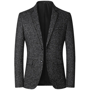 Nuovi <span class=keywords><strong>Blazer</strong></span> da <span class=keywords><strong>Uomo</strong></span> di Marca 2022, Giacca alla Moda Slim Casual, Elegante Cappotto da <span class=keywords><strong>Uomo</strong></span> per Affari, Abiti a <span class=keywords><strong>Righe</strong></span>, Top - Product Image 1