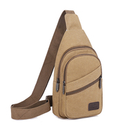 Sac de Poitrine en Toile Personnalisé pour Homme, Style Vintage, Sac Bandoulière Croisé Tendance, Sac à Épaule Décontracté Simple – Collection 2026, Vente Flash