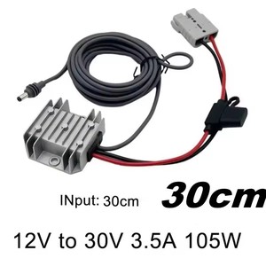 Nieuwste 12V/24V naar 30V 3.5A auto-voedingsadapter converter voor Starlink Mini elektrische gereedschappen, aluminium behuizing, plug-and-play <span class=keywords><strong>DC</strong></span>-converter - Product Image 1